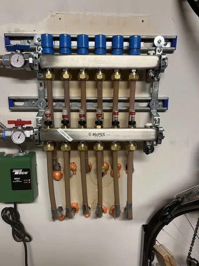 Plumber performing Leak Detection at a residential property in Englewood Cliffs